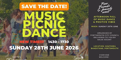 \ud83c\udf89  PICNIC MUSIC & DANCE \ud83c\udf89 free outdoor event at Bandstand \ud83c\udf1f 