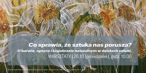 Dni Zdrowia Psychicznego 2026 | \u201eCo sprawia, \u017ce sztuka nas porusza...\u201d | warsztaty