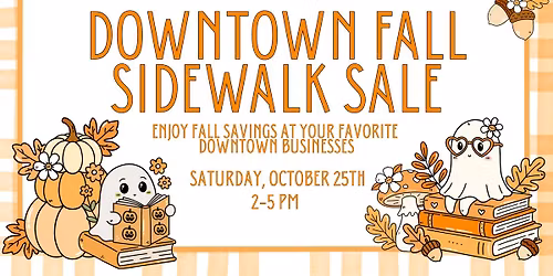 Downtown Panama City Fall Sidewalk Sale!