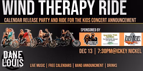 Calendar Release Party and Ride for the Kids Band Announcement 