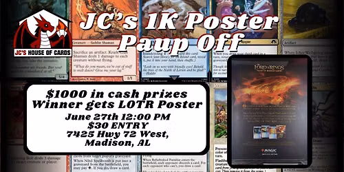 JC's Poster Paup Off 1k