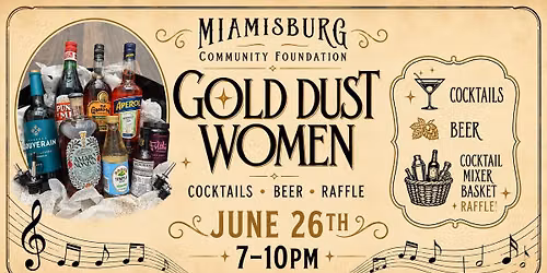 "Gold Dust Woman" Community Foundation Beverage Fundraiser