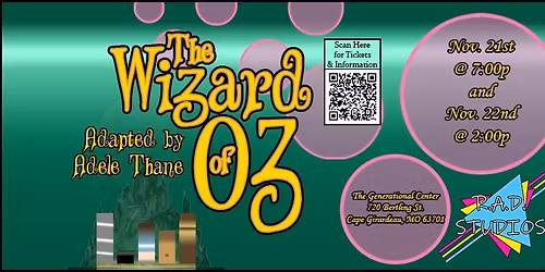 Wizard of Oz - Saturday afternoon Performance