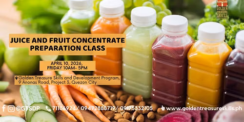 Juice and Fruit Concentrate Preparation