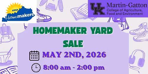 Mason County Extension Homemaker Indoor Yard Sale