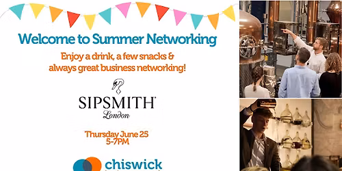 Welcome to Summer Networking - Chiswick Business Network