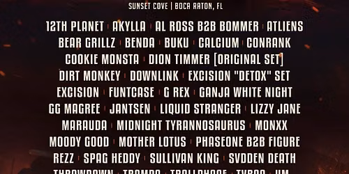 Forbidden Kingdom Music Festival - Sunday at Orlando Amphitheater at Central Florida Fairgrounds