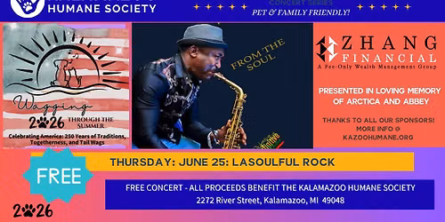 LASOULFUL ROCK: WAGGING THROUGH THE SUMMER 2026