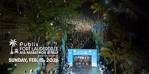 2026 Publix Fort Lauderdale A1A Marathon & Half Marathon