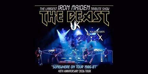 The Beast UK - Somewhere on Tour 1986-87 with special guests ArrAnthrax