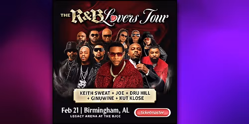 RnB Lovers Tour - Keith Sweat, Joe, Dru Hill and Ginuwine at Dickies Arena