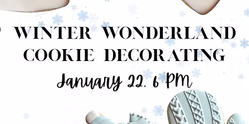 Winter Wonderland Cookie Decorating Workshop