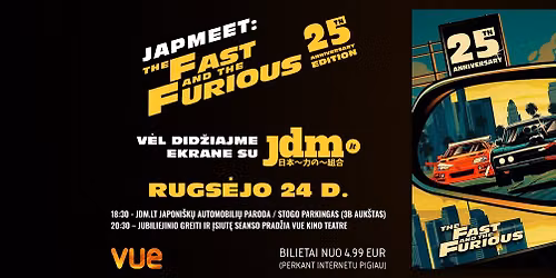 JAPMEET: Fast & Furious 25th Anniversary Edition