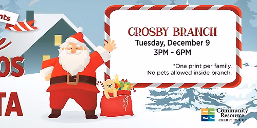 Free Photos with Santa! - Crosby