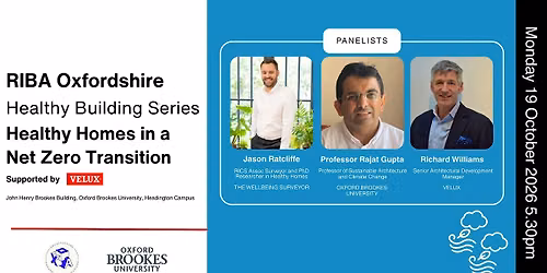 Talk: Healthy Homes in a Net Zero Transition