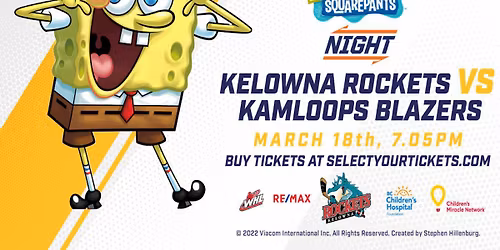 Parking Kamloops Blazers at Kelowna Rockets