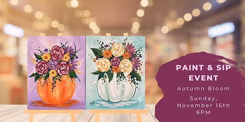 Autumn Bloom - Add a Candle