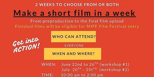 Jacono Studio's Filmmaker Workshop