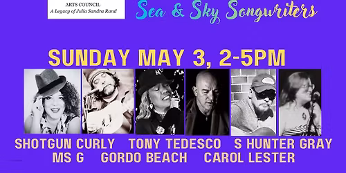 The Bradley Beach Arts Council presents Sea & Sky Songwriters