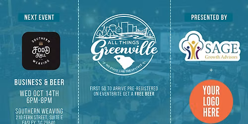 Business and Beers: Business & Beer at Southern Weaving Food Hall