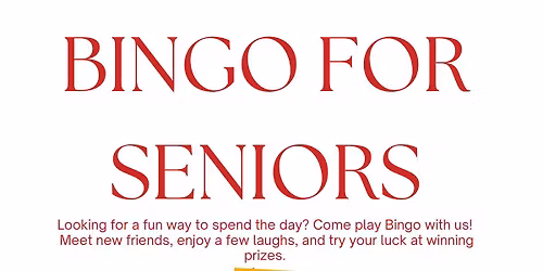Senior Bingo