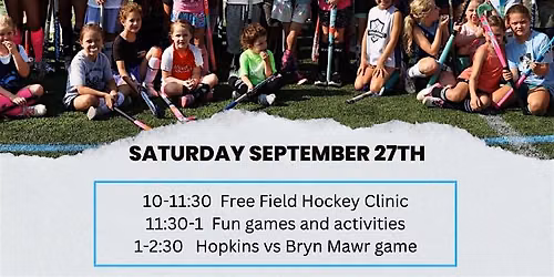 Hopkins Field Hockey Youth Summer Series