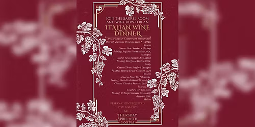 Italian Wine Dinner