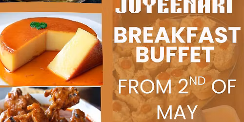 Grand opening of Cafe Joyee and breakfast buffet 