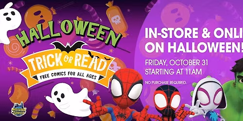 Halloween Trick-OR-Read In-Store & Online @ Midtown Comics!