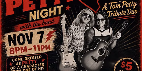 Tom Petty Night with Not Petty Live!