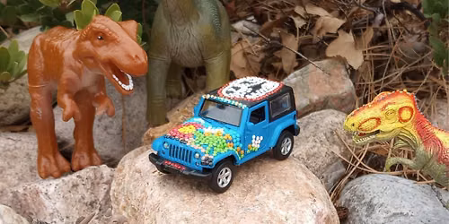Jurassic Jeep Bedazzling