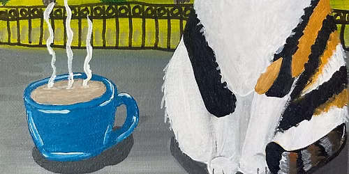Paint-Along at the Queen Bean Coffee House