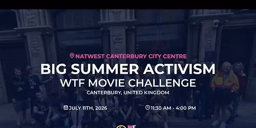 WTF: Kent - Big Summer Movie Challenge, July 11th, 2026