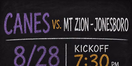 Canes vs Mt Zion (Jonesboro)