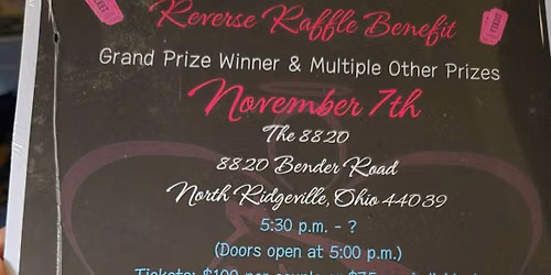 Reverse Raffle Benefit Dinner for The Angels Haven Horse Rescue [Saturday November 7th 2026]