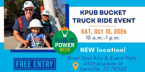 KPUB Bucket Truck Ride Event