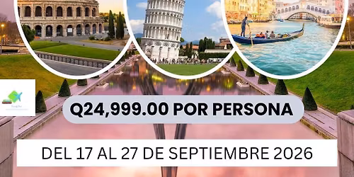 Europa Express, Madrid, Paris, Roma, Venecia Pisa