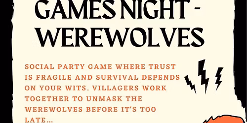 Werewolves - Social Deduction Games Night!