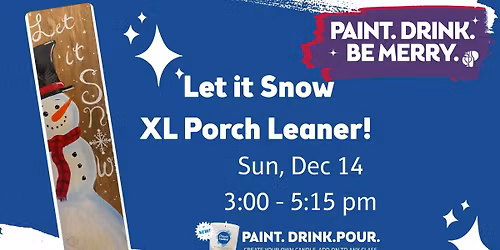 Porch Leaner Paint & Sip!