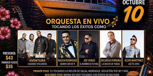 Bachata Boat Party NYC | Bachata en vivo + Latin Yacht Party