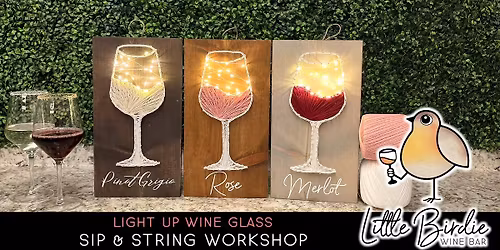 Wine & Cocktail Collection | Light Up Sip & String Workshop