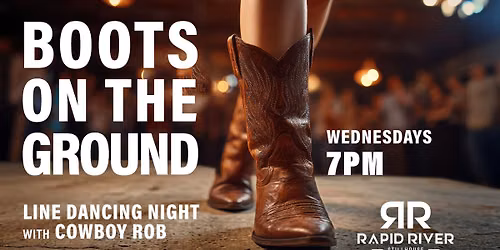Line Dancing with Cowboy Rob at the Rapid River Still House