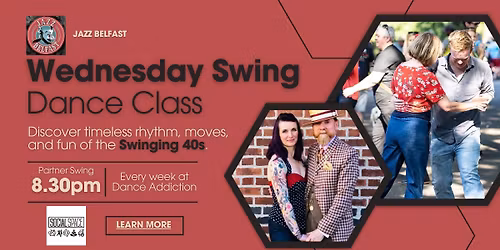 Wednesday Swinging 40s (Autumn 2025) - weekly partner Swing dance classes