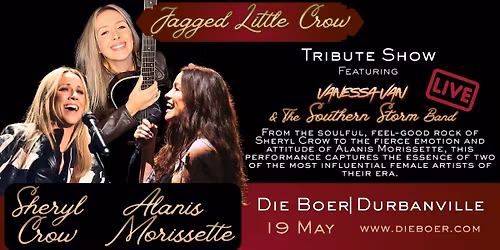 JAGGED LITTLE CROW: Vanessa Van & the Southern Storm band