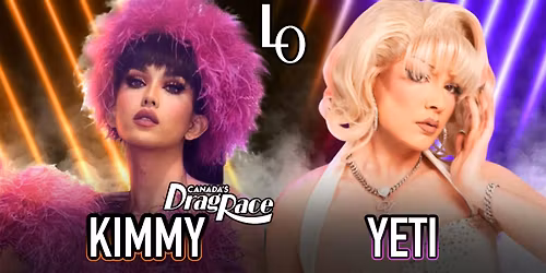 Saturday night drag with Kimmy Couture  & Yeti the Drag Queen - 8:30pm