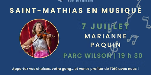 Saint-Mathias en musique | Marianne Paquin
