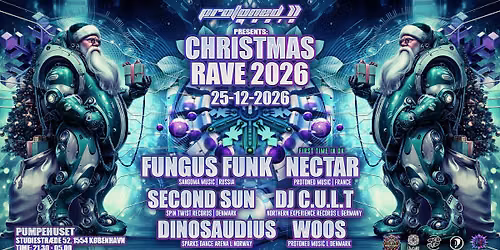 CHRISTMAS RAVE CPH | FUNGUS FUNK | NECTAR l SECOND SUN l SECOND SUN l WOOS +++