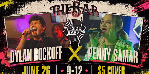 Dylan Rockoff and Penny Samar at The Bar on Market Side Bar
