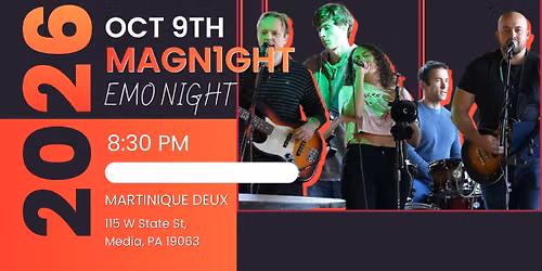 Emo Night: Pop-Punk & 2010s Hits Live @ MARTINIQUE DEUX (Media, PA)