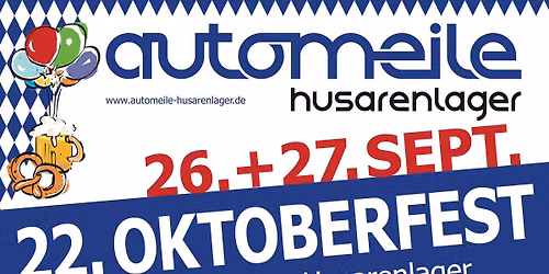 22. Oktoberfest - Automeile Husarenlage in KA-Knielingen